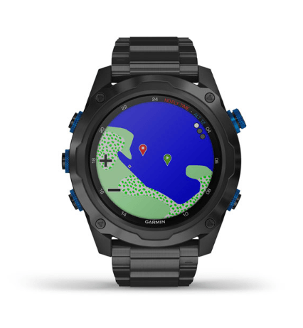 Часы-навигатор для дайвинга Garmin Descent Mk2i титановые с DLC-покрытием и черным титановым ремешком + датчик T1 010-02132-12