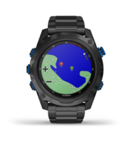 Часы-навигатор для дайвинга Garmin Descent Mk2i титановые с DLC-покрытием и черным титановым ремешком + датчик T1 010-02132-12
