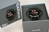 Спортивные часы Garmin Venu 2S Slate Bezel with Graphite Case and Silicone Band 010-02429-10