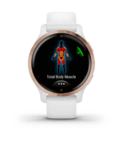Спортивные часы Garmin Venu 2S Rose Gold Bezel with White Case and Silicone Band 010-02429-13
