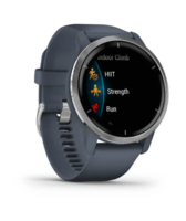 Спортивные часы Garmin Venu 2 Silver Bezel with Granite Blue Case and Silicone Band 010-02430-10