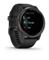 Спортивные часы Garmin Venu 2 Slate Bezel with Black Case and Silicone Band 010-02430-11