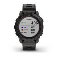 Спортивные часы Garmin Fenix 7 Sapphire Solar Carbon Gray DLC Titanium с титановым DLC браслетом 010-02540-39     