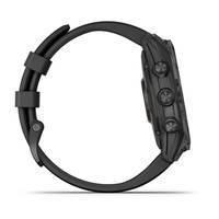 Спортивные часы Garmin Epix Gen 2 Sapphire Black Titanium с силиконовым ремешком 010-02582-11