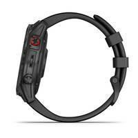 Спортивные часы Garmin Epix Gen 2 Sapphire Black Titanium с силиконовым ремешком 010-02582-11