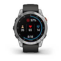 Спортивные часы Garmin Epix Gen 2 Slate Steel с силиконовым ремешком 010-02582-01