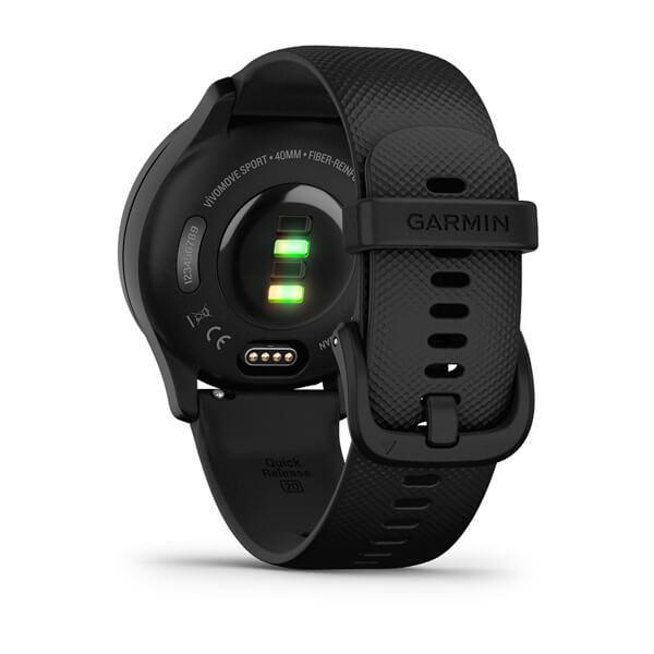 Фитнес часы Garmin vivomove Sport Black Case с силиконовым ремешком 010-02566-00