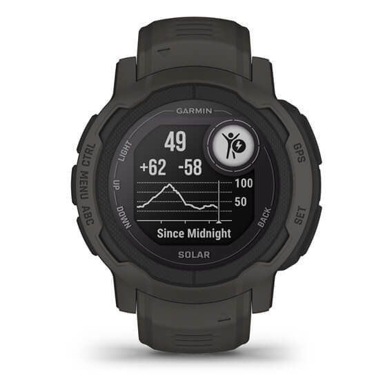 Часы-навигатор Garmin Instinct 2 Solar Graphite 010-02627-00