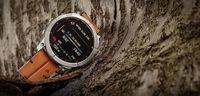 Спортивные часы Garmin Fenix 7 Sapphire Solar Titanium с коричневым кожаным ремешком 010-02540-31