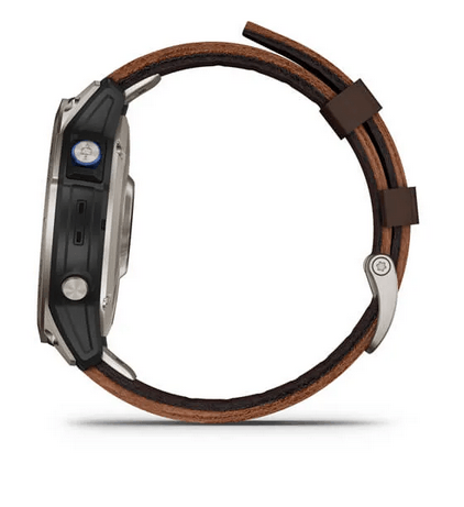 Спортивные часы Garmin D2 Mach 1 Aviator Smartwatch with Oxford Brown Leather Band 010-02582-55 