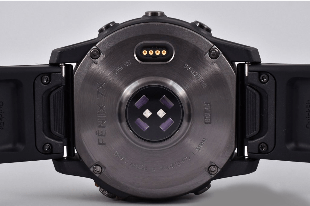 Спортивные часы Garmin Fenix 7X Solar Slate grey с черным ремешком 010-02541-01