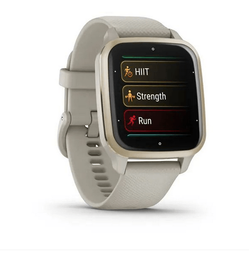 Смарт-часы Garmin Venu Sq 2 Music Edition французский серый с кремово-золотистым безелем 010-02700-12