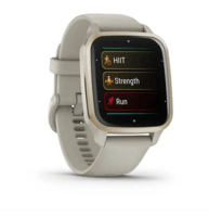 Смарт-часы Garmin Venu Sq 2 Music Edition французский серый с кремово-золотистым безелем 010-02700-12