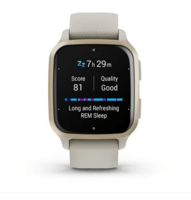 Смарт-часы Garmin Venu Sq 2 Music Edition французский серый с кремово-золотистым безелем 010-02700-12
