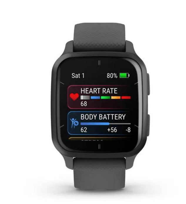 Смарт-часы Garmin Venu Sq 2 серые с грифельным безелем 010-02701-10