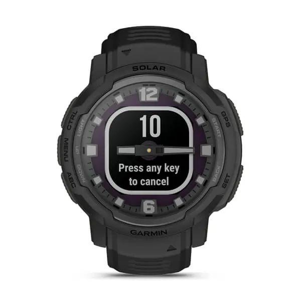 Часы-навигатор Garmin Instinct Crossover Solar Tactical Edition черные 010-02730-00