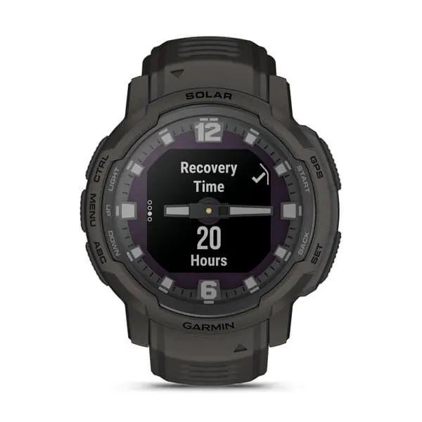 Часы-навигатор Garmin Instinct Crossover Solar графитовые 010-02730-01