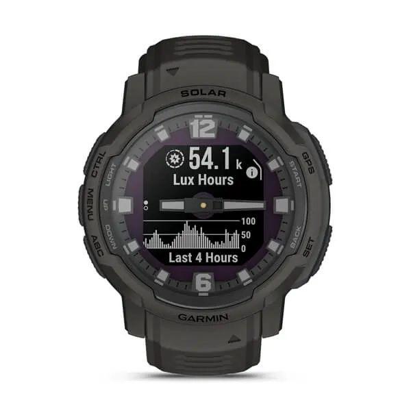 Часы-навигатор Garmin Instinct Crossover Solar графитовые 010-02730-01