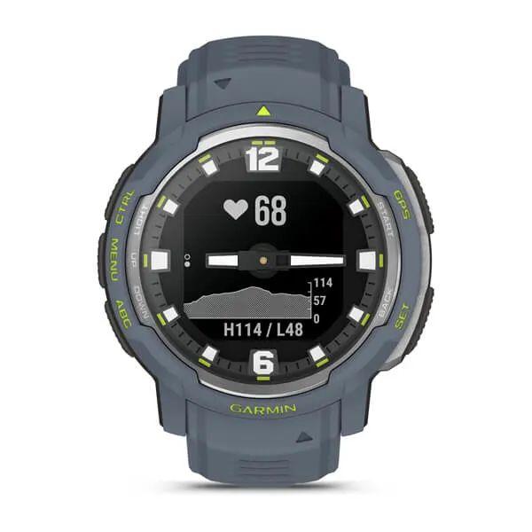 Часы-навигатор Garmin Instinct Crossover Standard Edition голубой гранит 010-02730-04
