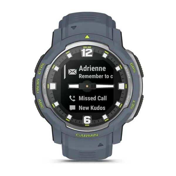 Часы-навигатор Garmin Instinct Crossover Standard Edition голубой гранит 010-02730-04