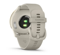 Гибридные смарт-часы Garmin vivomove Trend Cream Gold с силиконовым ремешком 010-02665-02