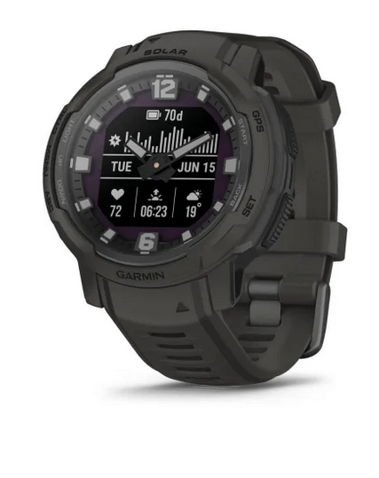 Часы-навигатор Garmin Instinct Crossover Solar графитовые 010-02730-01