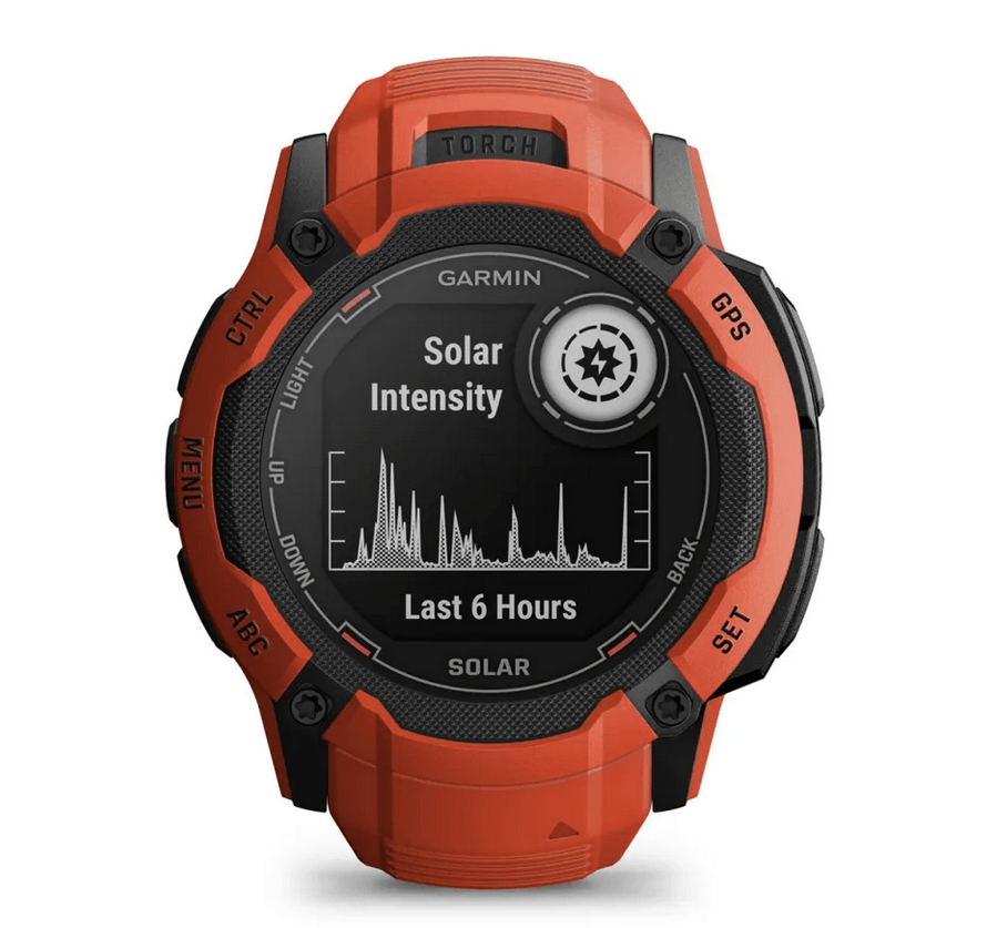 Часы-навигатор Garmin Instinct 2X Solar Flame Red 010-02805-01