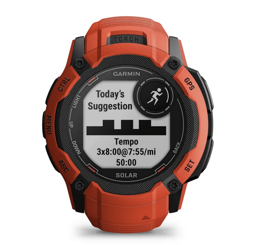 Часы-навигатор Garmin Instinct 2X Solar Flame Red 010-02805-01