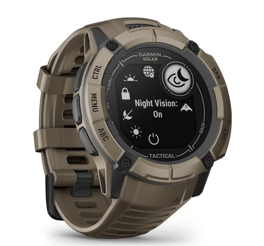 Часы-навигатор Garmin Instinct 2X Solar Tactical Edition Coyote Tan 010-02805-02