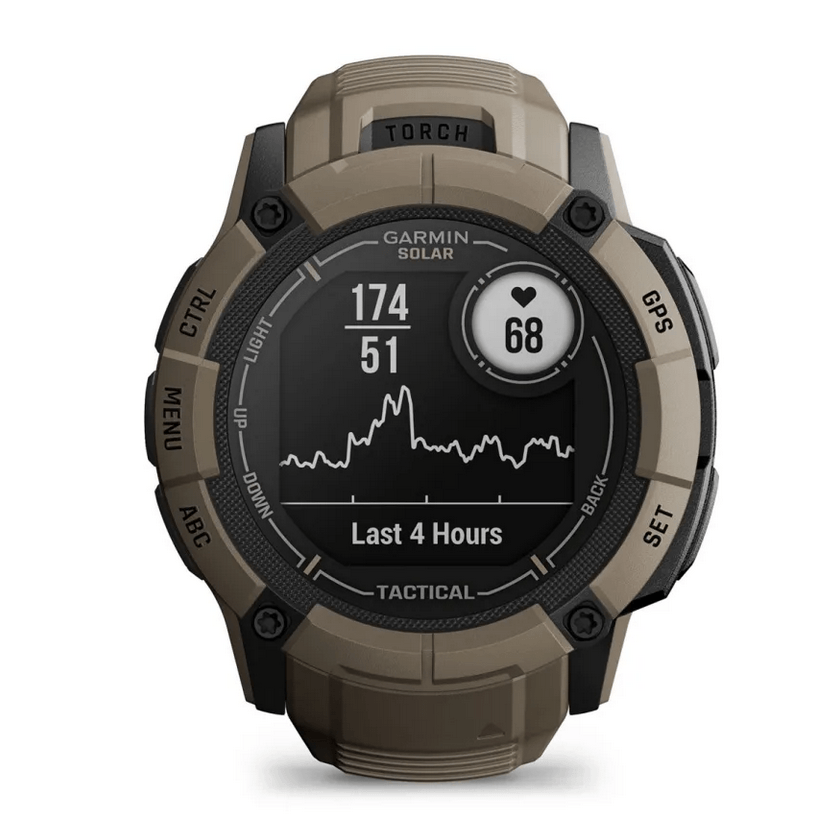 Часы-навигатор Garmin Instinct 2X Solar Tactical Edition Coyote Tan 010-02805-02