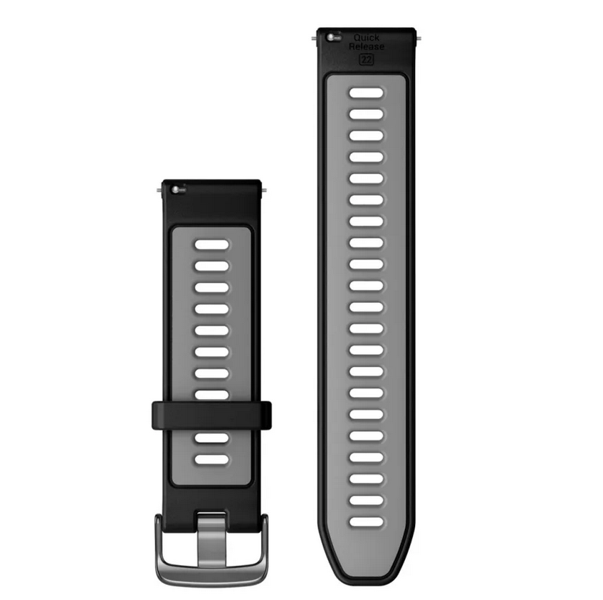 Ремешок Garmin Quick 22 мм Release Bands Black/Powder Gray 010-11251-A0 