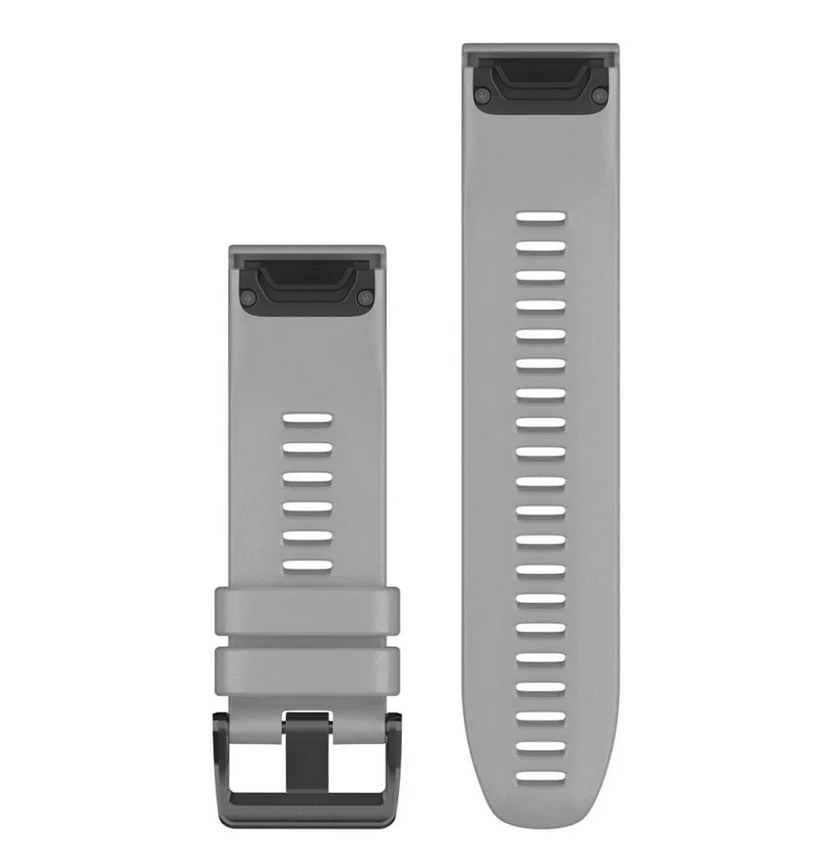 Ремешок Garmin QuickFit 26 мм силиконовый Powder Gray (комплект из 3 частей) 010-12904-00