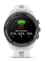 Спортивные часы Garmin Approach S70 (42 мм) Black Ceramic Bezel с белым ремешком 010-02746-10