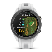 Спортивные часы Garmin Approach S70 (42 мм) Black Ceramic Bezel с белым ремешком 010-02746-10