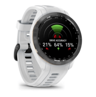 Спортивные часы Garmin Approach S70 (42 мм) Black Ceramic Bezel с белым ремешком 010-02746-10
