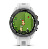 Спортивные часы Garmin Approach S70 (42 мм) Black Ceramic Bezel с белым ремешком 010-02746-10