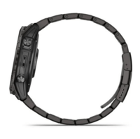 Спортивные часы Garmin Fenix 7X Pro Sapphire Solar Carbon Grey DLC Titanium c титановым браслетом 010-02778-30