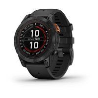 Спортивные часы Garmin Fenix 7 Pro Solar Edition сланцево-серые с черным ремешком 010-02777-01