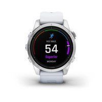 Спортивные часы Garmin Epix Pro Gen 2 Standard Edition (42мм) с силиконовым белым ремешком 010-02802-01