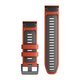 Сменный ремешок Garmin QuickFit 20 мм Flame Red Graphite силиконовый 010-13279-04