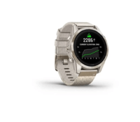 Спортивные часы Garmin Epix Pro Gen 2 Sapphire Edition (42мм) Soft Gold с нейлоновым ремешком 010-02802-20
