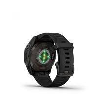 Спортивные часы Garmin Epix Pro Gen 2 Sapphire Edition (42мм) Carbon Gray DLC Titanium с черным силиконовым ремешком 010-02802-15