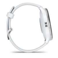 Спортивные часы Garmin Venu 3 Silver c белым силиконовым ремешком 010-02784-00