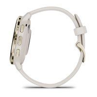 Спортивные часы Garmin Venu 3S Ivory Soft Gold силиконовым ремешком 010-02785-04 