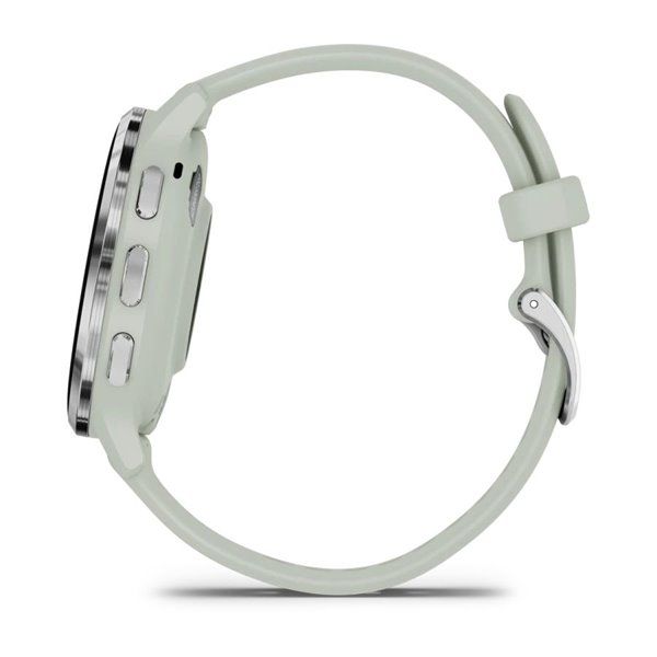 Спортивные часы Garmin Venu 3S Sage Gray Passivated силиконовым ремешком 010-02785-01