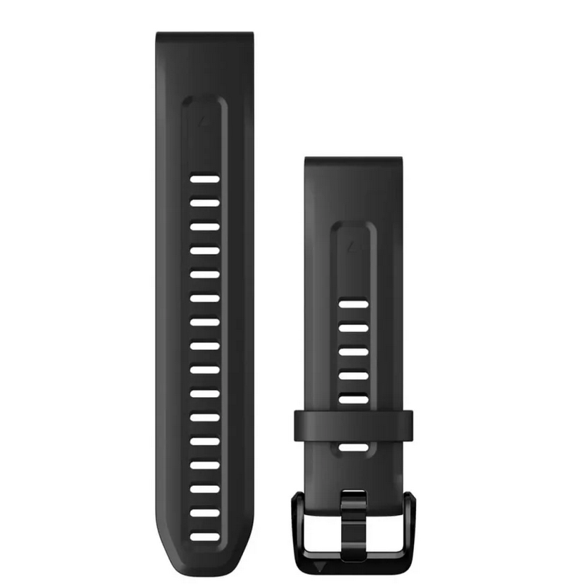 Сменный ремешок Garmin QuickFit 20 мм Black силиконовый 010-13102-00