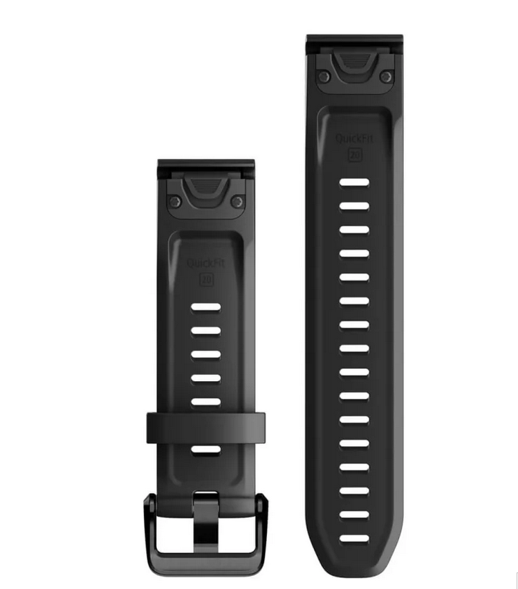 Сменный ремешок Garmin QuickFit 20 мм Black силиконовый 010-13102-00