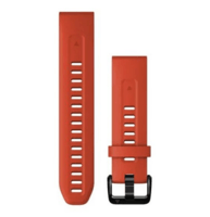 Сменный ремешок Garmin QuickFit 20 мм Flame Red силиконовый 010-13102-02