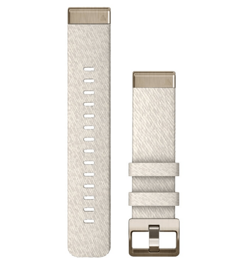 Сменный ремешок Garmin QuickFit 20 мм Cream heathered нейлоновый 010-13102-07