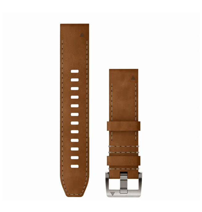 Кожаный ремешок Garmin Marq Gen2 QuickFit 22 мм Hybrid Leather Strap Brown Black 010-13225-08